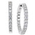 Diamond In-and-Out Hoop Earrings (2 ct. t.w.) in 14k White Gold