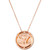 Nude Diamond (1/2 ct. t.w.) & Chocolate Diamond (1/5 ct. t.w.) Yin Yang Pendant Necklace in 14k Rose Gold, 18" + 2" extender