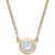 Bezel-Set Diamond Pendant Necklace (1/5 ct. t.w.) in 14K Gold or White Gold