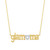 Diamond "Glamama" 18" Pendant Necklace (1/10 ct. t.w.) in 14k Gold Over Sterling Silver