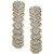 Diamond Chevron Hoop Earrings (1 ct. t.w.) in 10k Gold