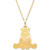 Children's Winnie the Pooh 15" Pendant Necklace in 14k Gold