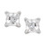 IGI Certified Lab Grown Diamond Princess Stud Earrings (1 ct. t.w.) in 14k White Gold or 14k Gold