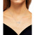 Diamond Safety Pin 18" Pendant Necklace (1/10 ct. t.w.) in Sterling Silver
