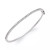 Sterling Silver Cubic Zirconia Bangle Bracelet (1-3/4 ct. t.w.) (Also available in 14k Gold over Sterling Silver)