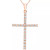 Diamond Cross 18" Pendant Necklace (1/2 ct. t.w.) in 14k White, Yellow or Rose Gold