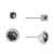2-Pc. Set Crystal & Cubic Zirconia Solitaire & Halo Stud Earrings, Created for Macy's