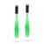 Dyed Green Jade & Black Spinel (5/8 ct. t.w.) Drop Earrings in Sterling Silver
