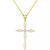 Gemstone & Diamond Accent Cross 18" Pendant Necklace in 14k White Gold