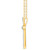 Diamond Round & Baguette 18" Pendant Necklace (1/2 ct. t.w.) in Sterling Silver & 14k Gold-Plate