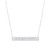 "Love you More" Bar Pendant Necklace, 16" + 2" extender, Created for Macy's