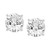Diamond Stud Earrings (3/8 ct. t.w.) in 14k White Gold