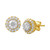 Diamond Halo Stud Earrings (1 ct. t.w.) in 10k Gold
