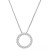 Diamond Open Circle 18" Pendant Necklace (1/2 ct. t.w.)