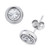 Diamond Bezel Stud Earrings (3/8 ct. t.w.) in 14k White Gold