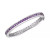 Gemstone Bangle Bracelet (8 ct. t.w.) in Sterling Silver