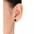 Gemstone and Diamond Accent Stud Earrings in 10k White Gold. Available in Blue Topaz (4-3/4 ct.t.w.), Citrine (3 5/8 ct.t.w), Garnet (4 ct.t.w.), Amethyst (3 ct. t.w.) & Prasiolite (3 1/2 ct.t.w.)