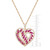 Ruby (2-1/4 ct. t.w.) & Diamond (1/2 ct. t.w.) Heart 18" Pendant Necklace in 14k Gold