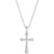 Polished Cross 18" Pendant Necklace in Sterling Silver, Created for Macy's