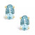 Aquamarine (3/8 ct. t.w.) Stud Earrings in 14K White Gold or 14K Yellow Gold