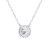 Diamond Beaded Frame 18" Pendant Necklace (1/2 ct. t.w.) in 14k Gold