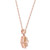 Morganite (1 ct. t.w.) & Diamond (1/6 ct. t.w.) Pendant Necklace in 14k Rose Gold, 16" + 2" extender