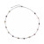 Garnet (2-1/3 ct. t.w.) & Citrine (1-5/8 ct. t.w.) Statement Necklace in 14k White Gold, 18" + 2" extender (Also in Swiss & London Blue Topaz)