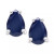 Sapphire Stud Earrings (1 ct. t.w.) in 14k White Gold (Also in Ruby & Emerald)
