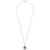 Pink Amethyst (4-3/4 ct. t.w.) & Diamond (1/4 ct. t.w.) Oval Halo 16" Pendant Necklace in 14k Gold