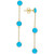 EFFY® Turquoise (5mm) Drop Earrings in 14k Gold