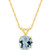 Aquamarine (1-1/4 ct. t.w.) Pendant Necklace in 14K Yellow Gold