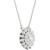 Lab Grown Diamond Sunburst 18" Pendant Necklace (1/2 ct. t.w.) in Sterling Silver
