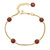 Rhodolite Garnet Popcorn Link Bracelet (4 ct. t.w.) in 14k Gold-Plated Sterling Silver