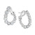 Diamond Spiral Hoop Earrings (1-1/2 ct. t.w.) in 14k White Gold