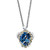 EFFY® Multi Blue Topaz 18" Pear Cluster Pendant Necklace (3 ct. t.w.) in Sterling Silver & 14k Gold-Plate