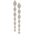Diamond Cluster Linear Drop Earrings (1 ct. t.w.) in 14k Gold, Created for Macy's