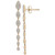 Diamond Cluster Linear Drop Earrings (1 ct. t.w.) in 14k Gold, Created for Macy's