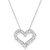 Diamond Heart Pendant Necklace (2 ct. t.w.) in 14k White Gold