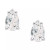 White Topaz Pear Stud Earrings (1/2 ct. t.w.) in 14k Gold