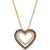 Chocolatier® Diamond Heart Pendant Necklace (1/3 ct. t.w.) in 14k Rose Gold