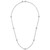 Sterling Silver Necklace, White Round-Cut Cubic Zirconia 7-Station Necklace (3-1/6 ct. t.w.)