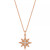 Strawberry & Nude™ Diamond Star Pendant Necklace (1/4 ct. t.w.) in 14k Gold or Rose Gold