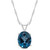 London Topaz (3-5/8 ct. t.w.) Pendant Necklace in 14K White Gold