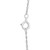 Diamond Love 17" Pendant Necklace (1/6 ct. t.w.) in 14k White Gold