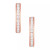 Diamond Hoop Earrings (1 ct. t.w.) in 14k White or Rose Gold