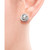 Cultured Freshwater Pearl (5mm) Love Knot Stud Earrings in Sterling Silver, Created for Macy;s