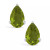 Pear-shape Gemstone Stud Earrings in Sterling Silver