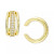 Cubic Zirconia Triple Row Ear Cuffs
