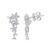 LALI Jewels Diamond Floral Drop Earrings (3/4 ct. t.w.) in 14K White Gold