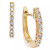 Diamond Mini Hoop Earrings (1/8 ct. t.w.) in 10k White, Rose or Yellow Gold